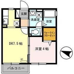 エスポワールの物件間取画像